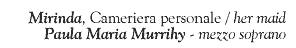 mirinda - paula maria murrihy - mezzo soprano